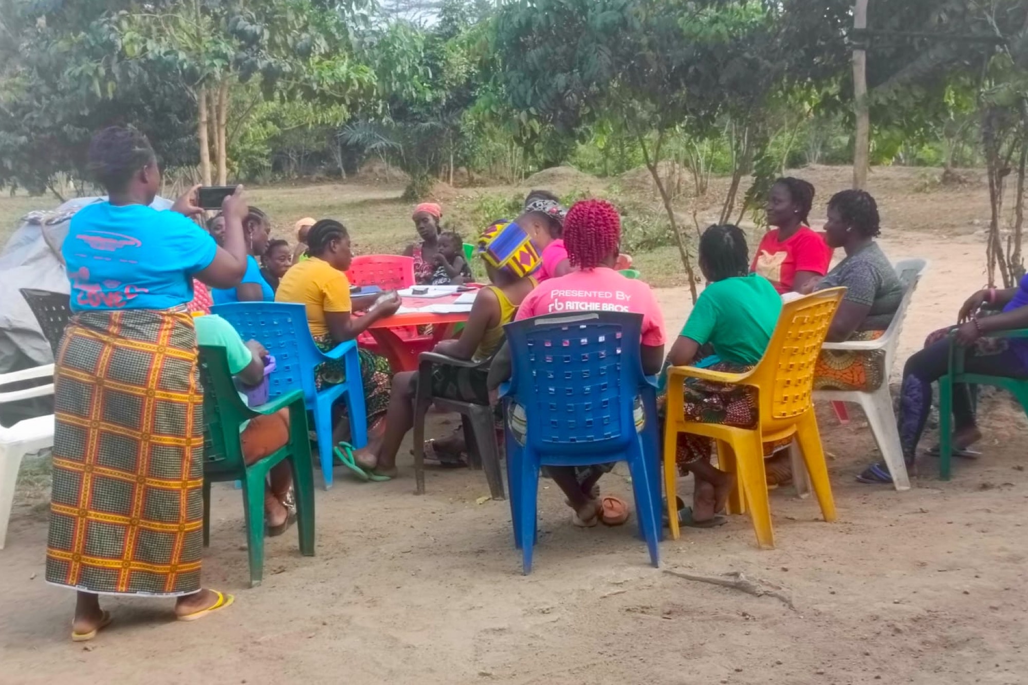 Young Adult Woman Making Business Presentation